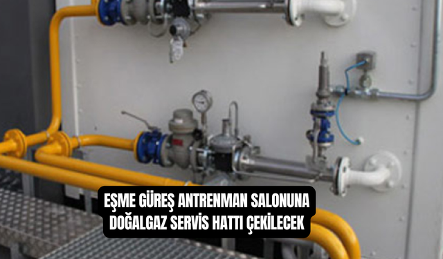 Eşme Güreş Antrenman Salonuna Doğalgaz Servis Hattı Çekilecek