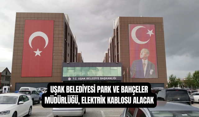 Uşak Belediyesi, Elektrik Kablosu Alacak