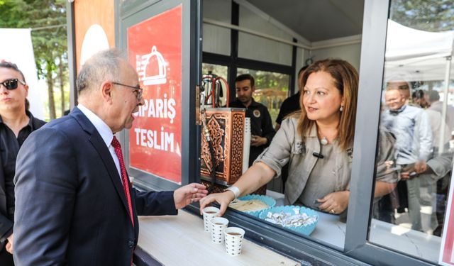Afyon Mareşal Fevzi Çakmak Mahallesi'ne belediye tarafından kafeterya açıldı