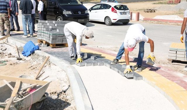 Kütahya Belediye Başkanı Eyüp Kahveci, çalışmaları yerinde inceledi