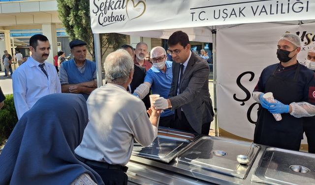 Uşak Eğitim ve Araştırma Hastanesi önünde her gün Tarhana Çorbası ikram edilecek