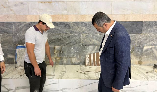 Sandıklı'daki Hüdai Kaplıcalarında revizyon çalışması devam ediyor