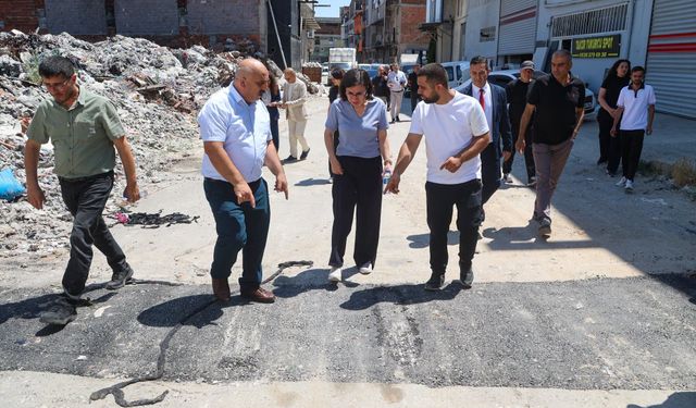 Uşak Belediye Başkanvekili Hatice Terekeci Özkan, Çanlı Sanayi Sitesi esnafıyla bir araya geldi