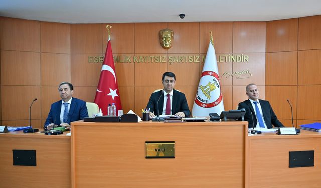 Uşak'ta 2026 yılının 3'üncü İl Koordinasyon Kurulu Toplantısı, Özmerkez'de yapıldı