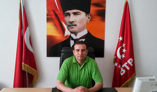 BTP Uşak İl Başkanı Halil İbrahim Çakın: Üye artışında Türkiye 1'incisiyiz