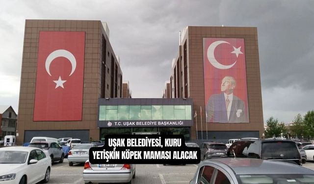 Uşak Belediyesi, Yetişkin Köpek Kuru Köpek Maması Alacak
