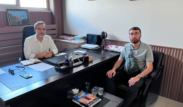 AK Parti Uşak Merkez İlçe Başkanı Mehmet Bitik, vatandaşla buluştu