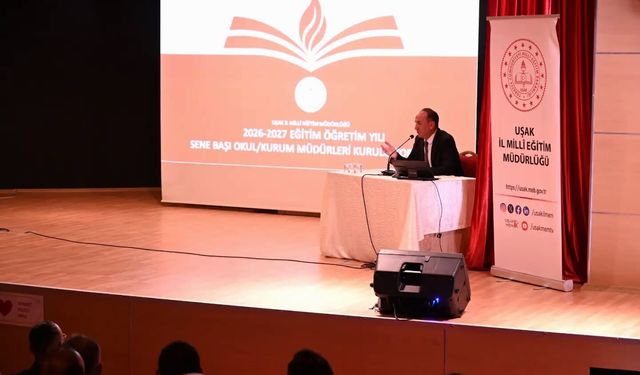 Uşak'ta yeni eğitim ve öğretim yılı öncesinde okul müdürleriyle işleyişteki tüm konular masaya yatırıldı