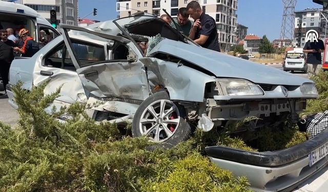 Uşak Yavuz Sultan Selim Caddesi üzerinde yine kaza!