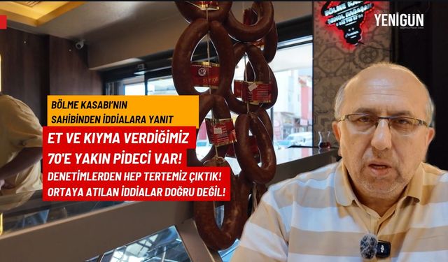 Uşak’ın köklü esnafı Bölme Kasabı, iddiaların yalan olduğunu açıkladı!
