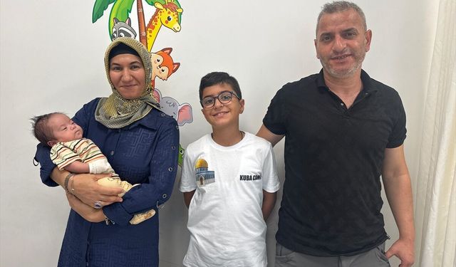 16 günlük Mehmet Fatih bebeğin kasığından girilip yapılan ameliyatla kalp deliği çözüldü