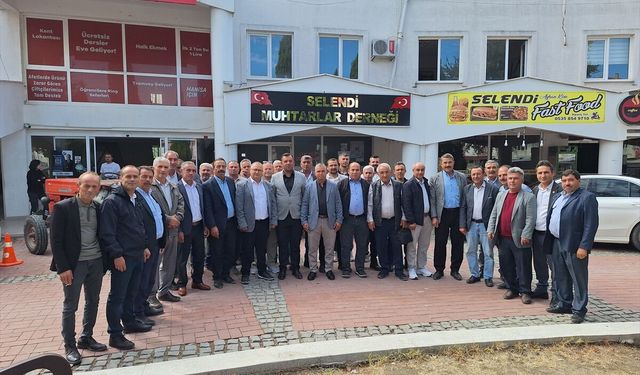 Selendi Muhtarlar Derneği Başkanlığına Zeki Kartal seçildi