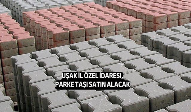 Uşak İl Özel İdaresi, Parke Taşı Satın Alacak