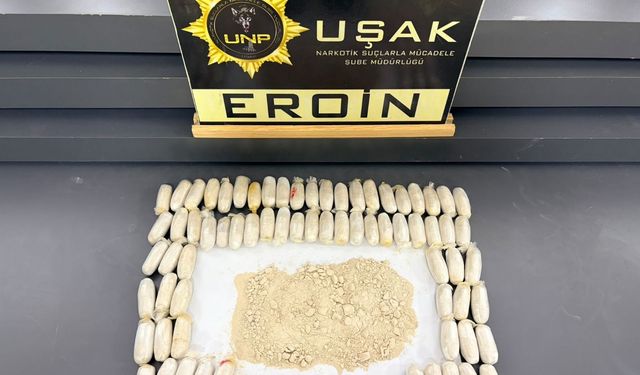 Uşak İl Emniyet Müdürlüğü zehir tacirleriyle mücadeleyi sürdürüyor