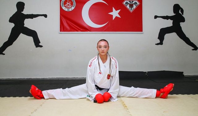 Dikkat dağınıklığına karşı karateye yönelen Uşaklı Ela Su Yıldırım, dünya ikinciliği başarısını elde etti
