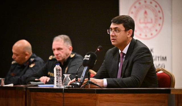 Uşak'taki okulların güvenliğiyle ilgili önemli bir toplantı
