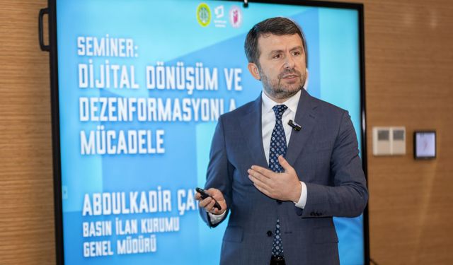 BİK Genel Müdürü Çay, İstanbul Üniversitesi İletişim Fakültesi öğrencileriyle buluştu