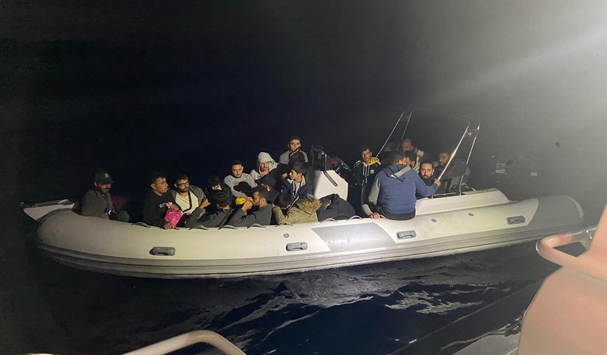 29 düzensiz göçmen yakalandı, 23 göçmen kurtarıldı