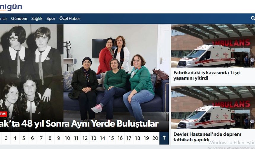 Yenigün'e başlarken dünkü Uşak Haber özeti!