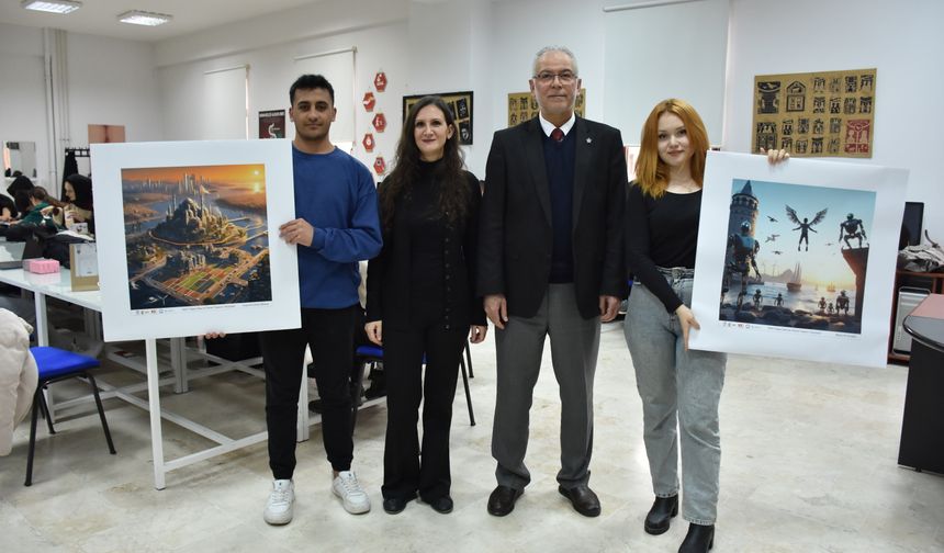 Öğrenciler yapay zeka ile geleceğin şehirlerini tasarlıyor
