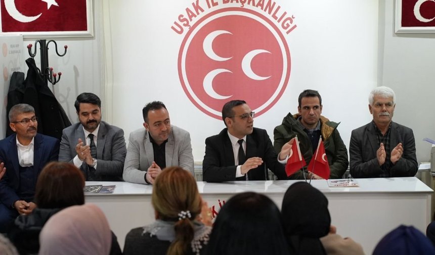 MHP Uşak İl Başkanlığında İstişare Toplantısı