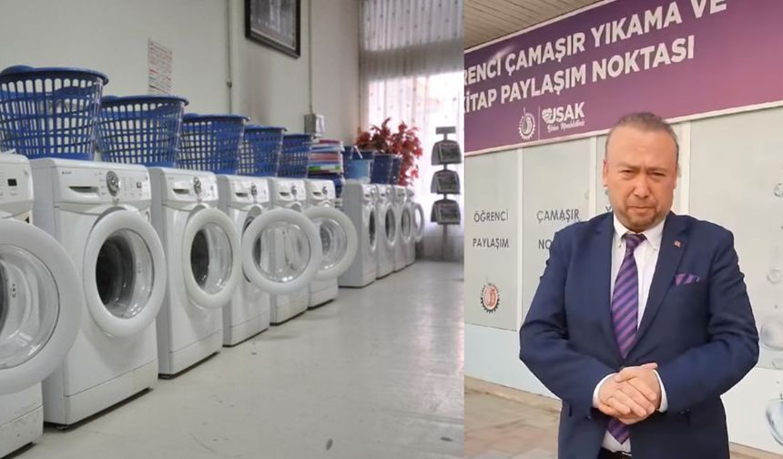 Başkan Yalım, Öğrencileri Çamaşır Yıkama Merkezini Kullanmaya Davet Etti