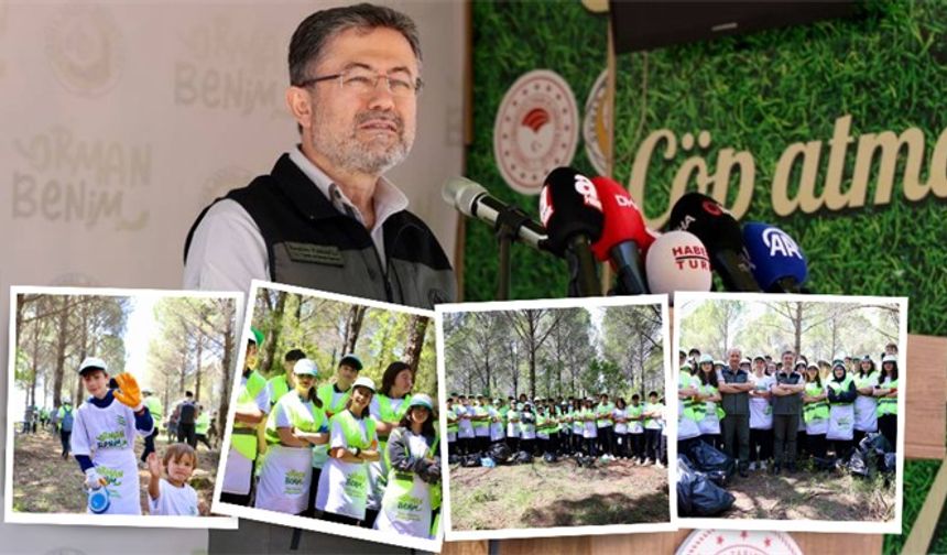 “Orman Benim” Kampanyasında 313 Ton Atık Toplandı
