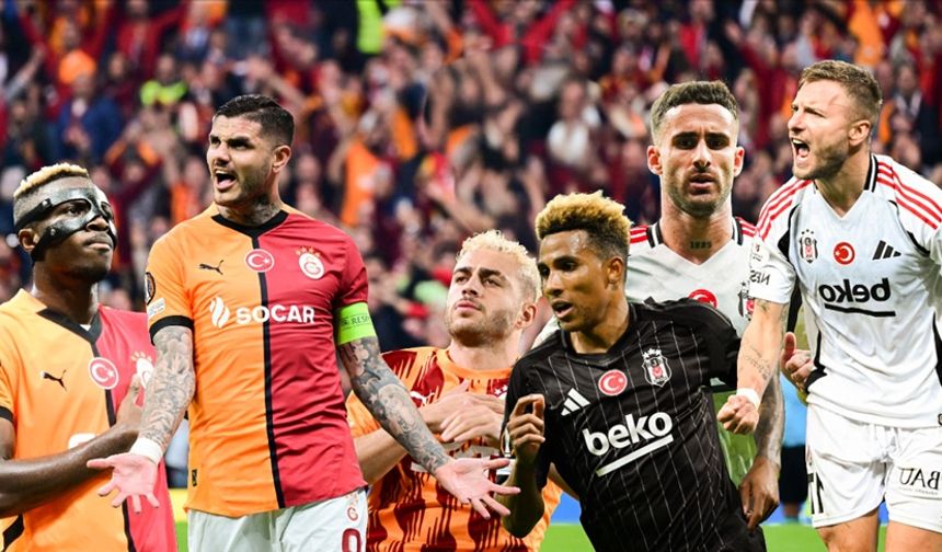 Galatasaray-Beşiktaş derbisinde gözler golcülerde olacak