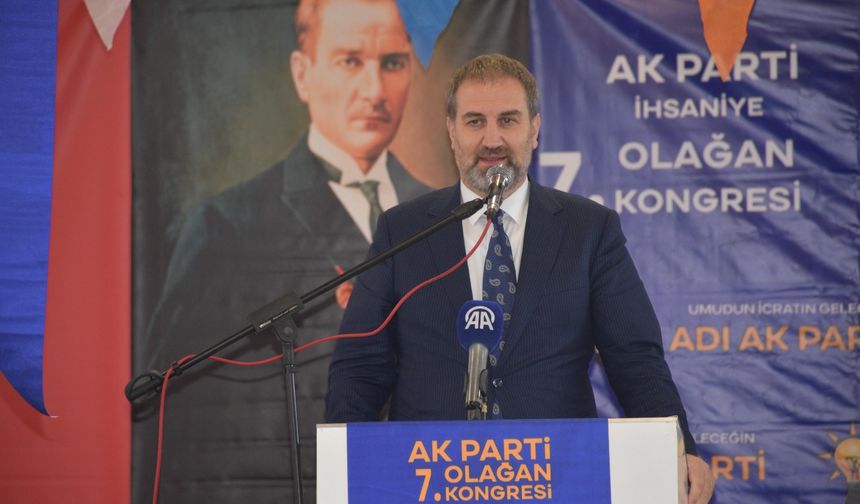 AK Parti Genel Başkan Yardımcısı Şen, Afyonkarahisar'da konuştu: