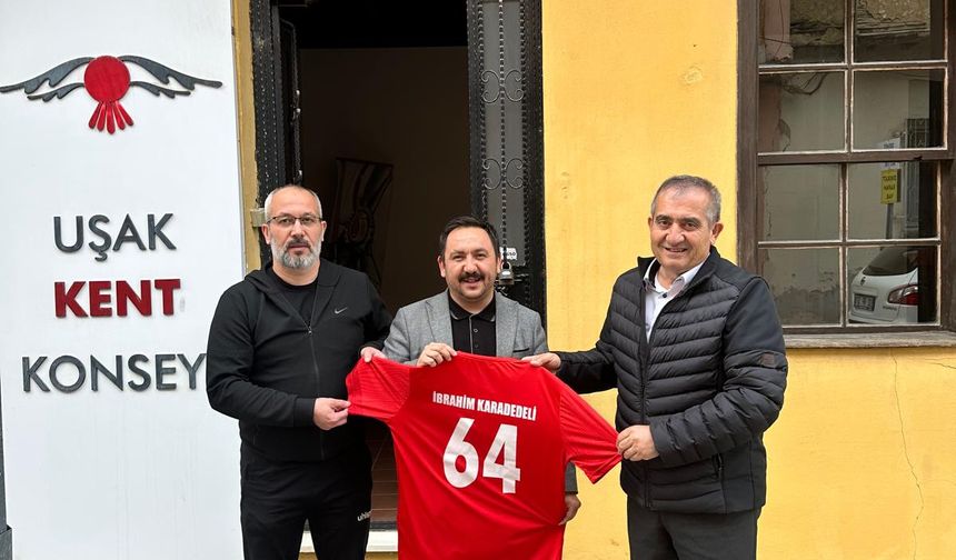 Uşak Kent Konseyi Başkanı İbrahim Karadedeli'ye özel Milli Forma