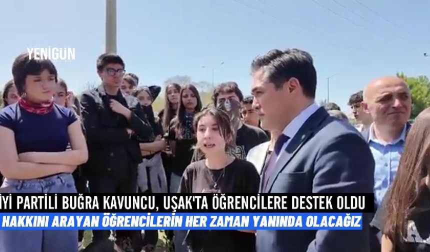 Uşak'ta öğretmenleri için eylem yapan ŞAKAL öğrencilerine öğretmenleri engel olmak istemiş!