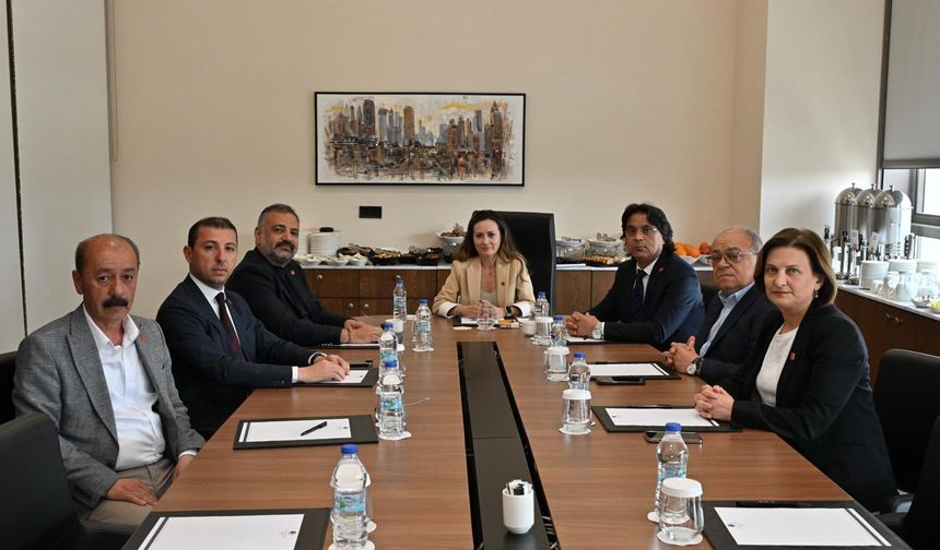 CHP Uşak İl Başkanı Yazgan, Ege İl Başkanları toplantısına katıldı