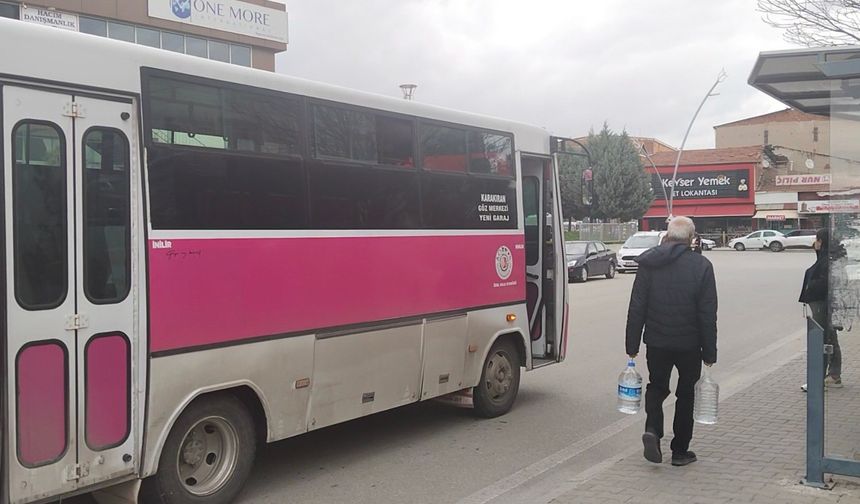 Uşak'tan Kayaağıl Termal'e giden otobüsün sefer saatleri ve sayısı değişti