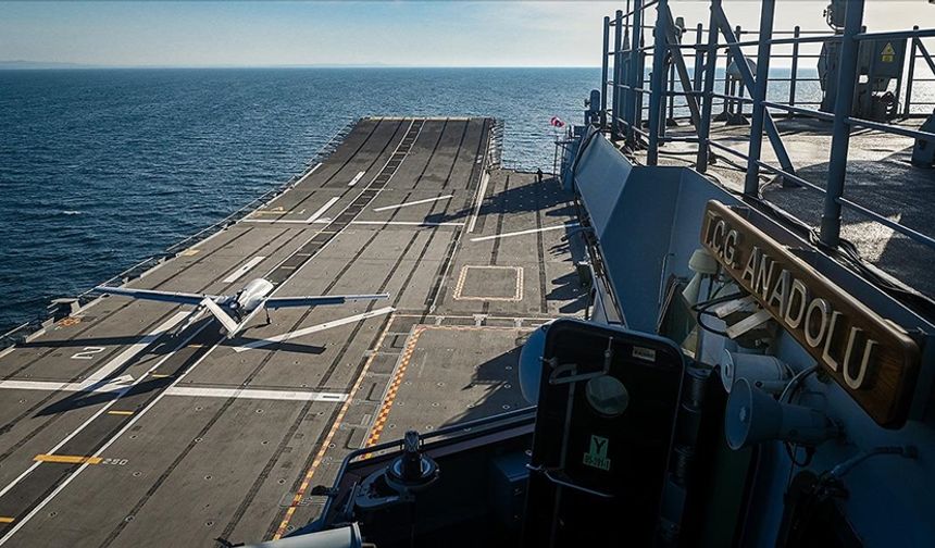 Bayraktar TB3 SİHA, TCG Anadolu'ya 4 başarılı sorti gerçekleştirdi