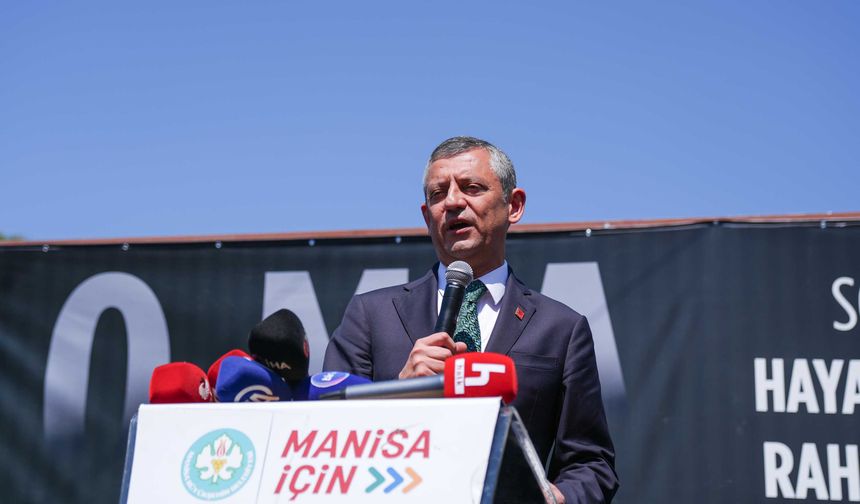Manisa'da Özgür Özel konuştu
