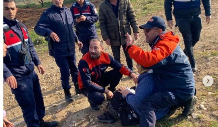 Uşak Sivaslı Eldeniz'de kayıp olan vatandaş sabah bulundu