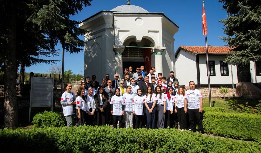 Kütahya'nın "tarihi göç yolu"nda yürüyüş yaptılar