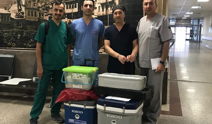 Afyonkarahisar'da beyin ölümü gerçekleşen kişinin organları 3 kişiye umut oldu