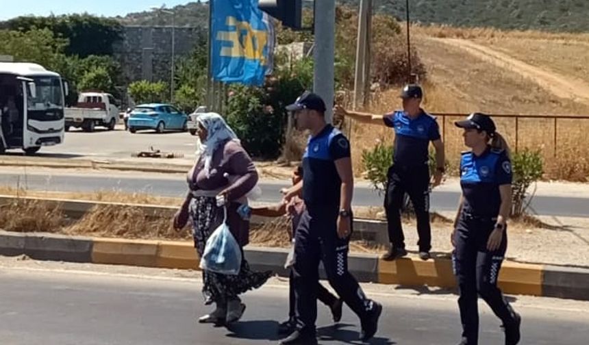 Muğla'da zabıtalardan dilenci operasyonu!