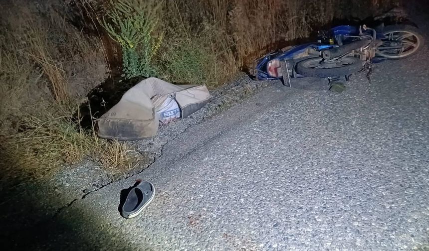 Uşak'ın Banaz ilçesinde ikinci motosiklet kazası!