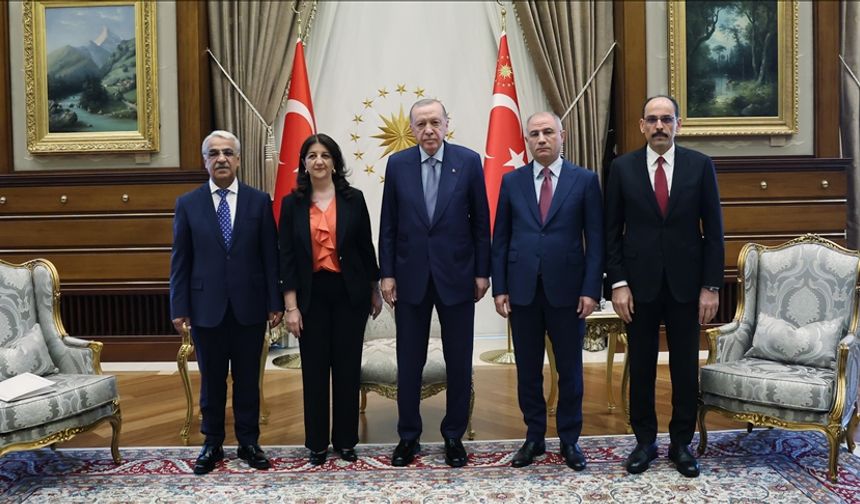 Cumhurbaşkanı Erdoğan, DEM Parti heyetini kabul etti