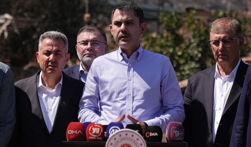 Bakan Kurum'dan orman yangınlarındaki hasar tespit çalışmalarıyla ilgili açıklama: