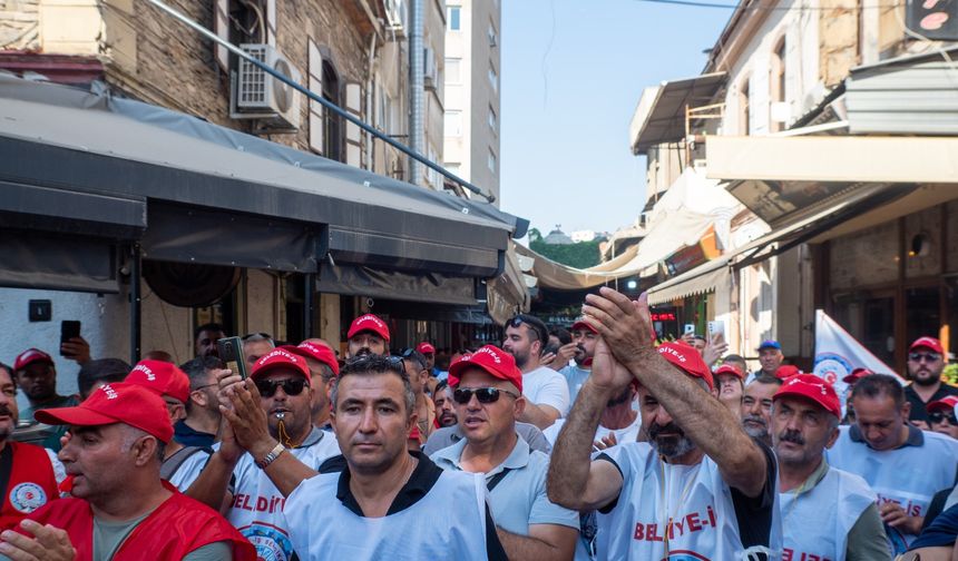 İBB'nin işten çıkardığı işçiler eylemlerini sürdürüyor