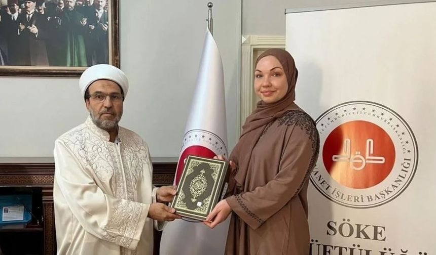 Üç yıl önce Aydın'da evlenen Hollandalı Hove müslüman oldu