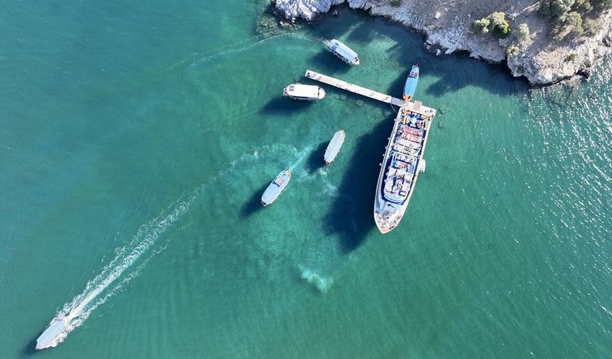 Dalyan Kanalına Ekim ayında da yoğun bir ilgi var