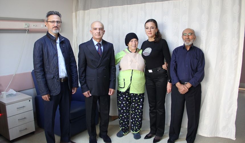 Afyonkarahisar'da 70 yaşındaki kadın açık kalp ameliyatıyla sağlığına kavuştu