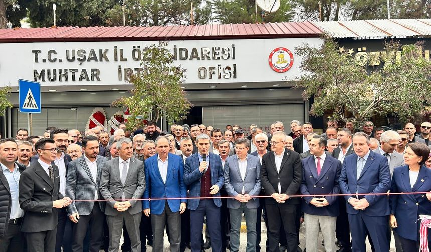 Uşak'ta Muhtarlık İrtibat Ofisi faaliyete geçti