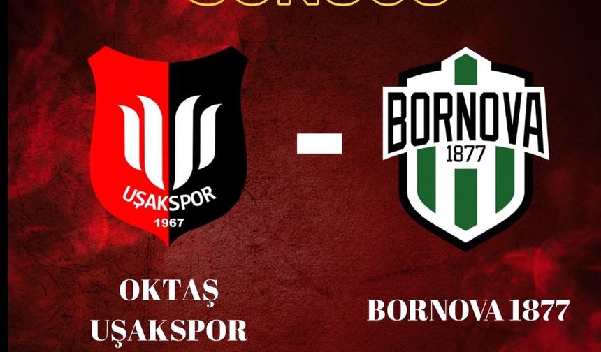 Uşakspor, Bornova'yı 2 golle geçti ve liderliği sürdürdü!