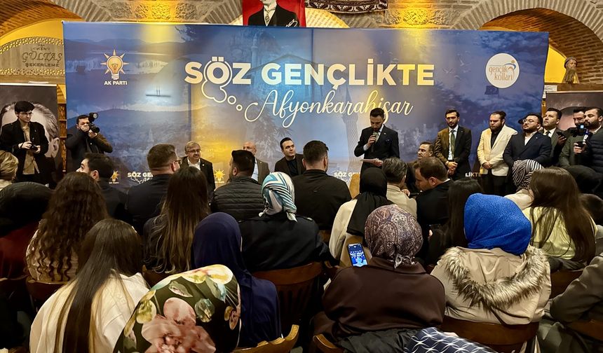 AK Partili İbiş Söz Gençlikte Afyonkarahisar programına katıldı