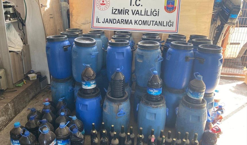 İzmir'de evli çift sahte içkiden gözaltına alındı!